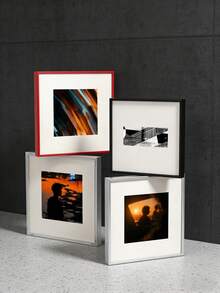 Joivida 1 Pc Wood/Iron Single-Sided Square Picture Frame, Suitable For Wall Hanging Or Tabletop Decoration. 30X30, 33X33cm Square Poster Portrait Frame, Festival Celebration Commemorative Gift, Gallery Classic Picture Frame. - Multicolor - View 6