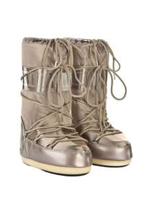 Moon Boot Icon Glance Platinum Satin Snow Women's Boots Gold 14016800 - Platinum - 查看 3