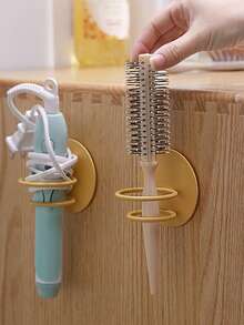 Joivida 1pc/4pcs Wall-Mounted Beauty Egg Rack, Powder Puff Storage Rack, Beauty Egg, Makeup Egg Rack, Gourd Powder Puff Rack, Wall-Mounted Bracket, Can Store Combs, Splints, Bath Balls And Other Small Items, Suitable For Dressing Tables, Bathrooms And Bedrooms - Multicolor - View 5