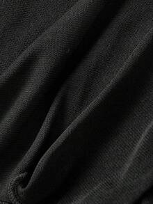 ROMWE Grunge Punk Đầm ngắn hở lưng gợi cảm họa tiết chữ thập dành cho nữ, phù hợp với lễ hội âm nhạc Y2K. - màu đen - Xem 4