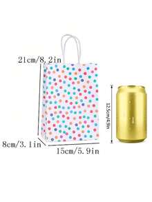 Conjunto de 5/12/16/20/24 Sacolas de Presente com Alças e Estampa de Bandeira Quadriculada - Decoração para Festa Temática de Corrida em Preto e Branco, Sacolas para Doces de Aniversário, Lembrancinhas para Pequenos Negócios e Eventos - Multicolorido - Ver 4