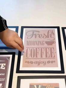 إطارات صور مغناطيسية بمقاسات A3/A4/A5/A6، إطارات غلاف الملصقات، إطارات مغناطيسية لاصقة، إطارات فنية حائطية مغناطيسية، إطارات فنية حائطية قابلة للتبديل، رفوف ملصقات مغناطيسية، رفوف عرض فني، مناسبة للثلاجات، مثالية لعرض الصور - متعدد الألوان - مشاهدة 7