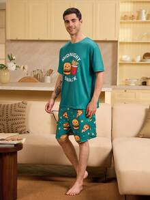 Velminro Men's Casual Versatile Furniture & Food Design Comfortable Loungewear