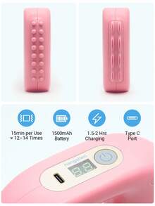 Teckwe 多功能筋膜环，专业级可充电振动燃脂按摩环，腰腹部脂肪消除塑形瑜伽环，深层组织振动，便携式设计