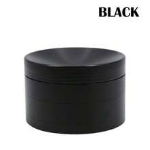 Metal Black Tobacco Grinder 4-Layers Manual Crusher Mill Mortar Large Grass Grinder Cigarette Accessories Tool Gift - Black - View 4