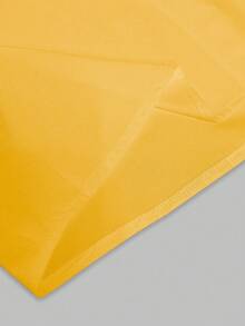 EMERY ROSE 女士休闲纯色简约荷叶边衬衫 - 黃色 - 查看 5