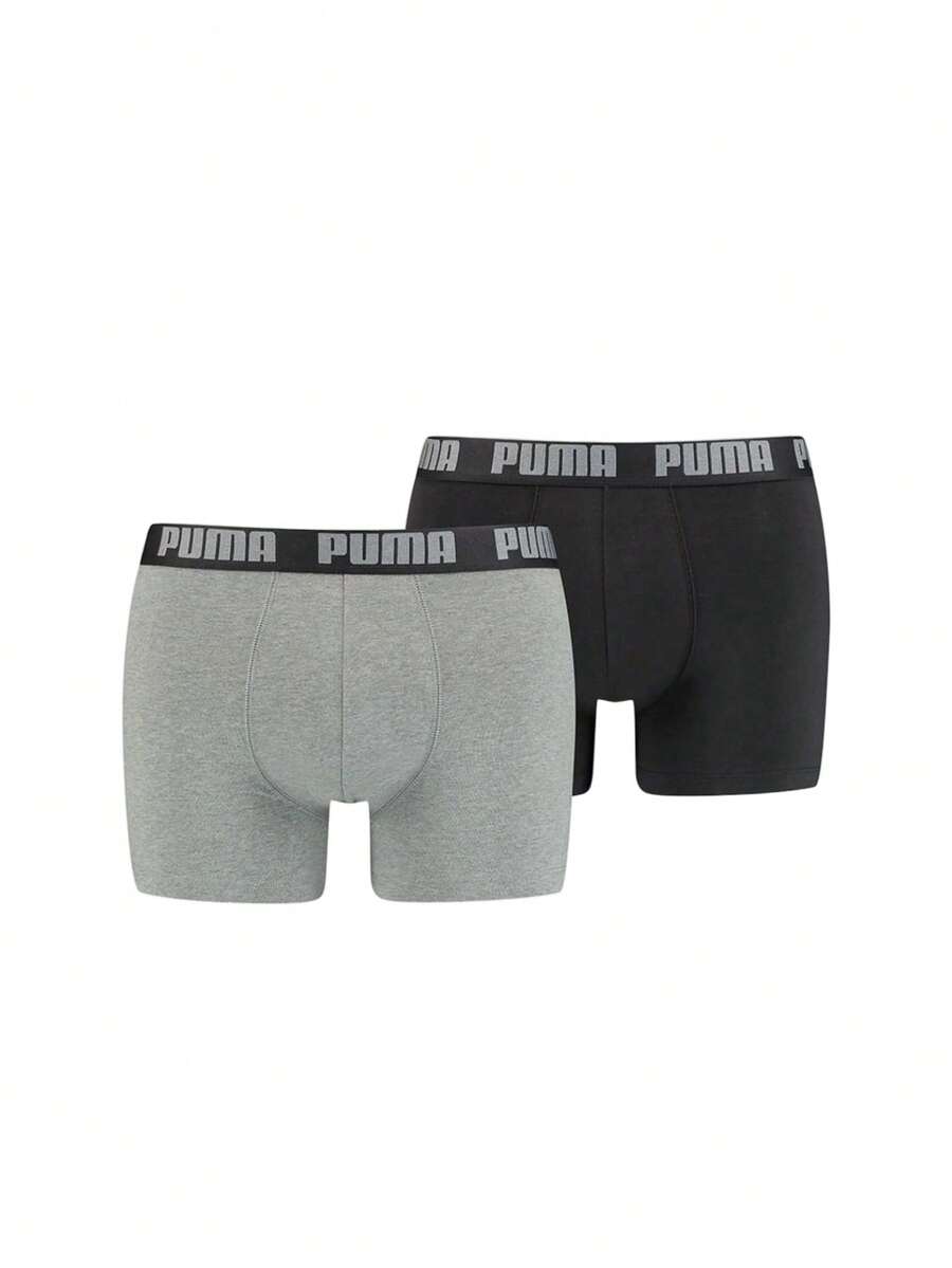 Puma 2 Pack Women Boxer - Black Grey - View 1