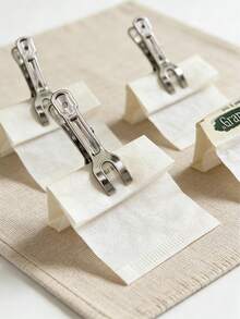 Madebyblanc 12-Pack Stainless Steel Food Bag Clips - Reusable Sealing Clips & Multi-Purpose Clothespins For Laundry, Kitchen Organization - Multicolor - View 10