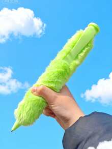 Joivida 1支1.0mm巨型立体毛绒软胶笔，办公减压书写解压创意毛绒中性笔 - 彩色 - 查看 8