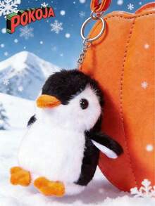 POKOJA LAND - BESTSELLERS 1个装可爱企鹅钥匙扣，卡哇伊企鹅毛绒玩具钥匙扣，背包挂件，适用于手提包、钱包、背包、车钥匙等装饰，春夏送给女性的礼物 - 彩色 - 查看 6