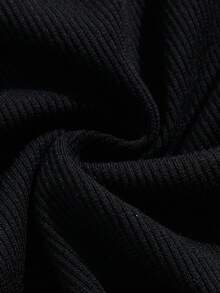 SHEIN Conjunto informal de top de tirantes y shorts con estampado de leopardo para adolescentes - Multicolor - Ver 3