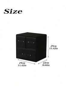 1 Set 3 Drawer Fabric Storage Box Organizer Stackable Space Saving Clear Closet Organizer For Underwear Socks Bras Bedroom Wardrobe Storage - Multicolor - View 8