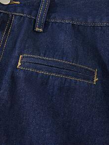 GlowEve Women's Casual Everyday A-Line Denim Mini Skirt, Versatile