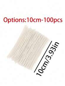 100 Pack DIY Soy Wax Candle Making Kit Natural Soybean Wax Flakes Aromatic Essential Oil Blends Fragrance Oils Wicks Stickers Labels Complete Supplies For Handmade Crafts Home Decoration Gifts Project - White - View 7