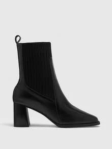 CUCCOO BIZCHIC Women's Fashion Versatile Commute Chunky Heel Ankle Boots