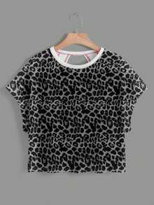 SHEIN Essnce 女士休闲圆领露背不对称下摆宽松无袖T恤，适合夏季穿着 - 彩色 - 查看 4