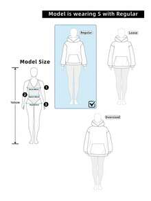 SHEIN EZwear 灰色哥特风女式水钻仿毛皮连帽卫衣，拉链卫衣，灰色卫衣，女式卫衣，B2 - 黑色 - 查看 8