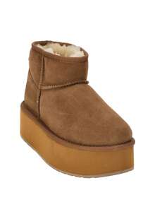 EMU Stinger Micro Flatform Women's Platform Boots Chestnut W13082 CHES