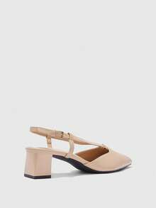 CUCCOO BIZCHIC Women Heeled Sandals Spring Shoes - Apricot - View 4