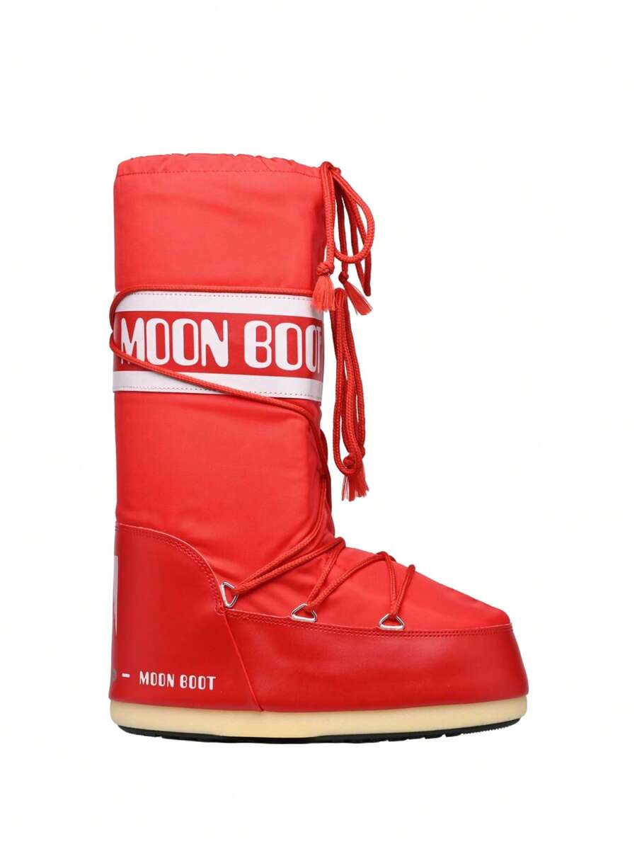 Moon Boot Icon Nylon Women's Boots Red 14004400 - Red - View 1