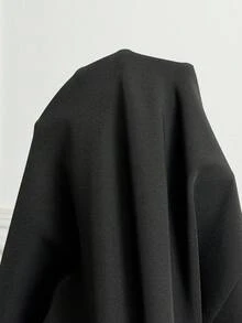 Al Najma Women's Waist-Cinched Elegant Arabic Style Maxi Dress With V-Neck, Tassels And Sheer Long Sleeves, Summer - Black - View 8