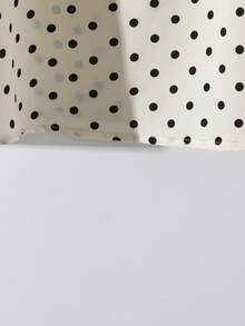 Franclia Women's Polka Dot Shirt With French Bow Tie Collar Design, Spring/Summer Elegant Women's Blouses - Apricot - View 5