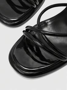 CUCCOO BIZCHIC Women's Stylish High Heel Sandals For Summer - Black - View 8