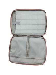 Tablet Sleeve Case / IPad Carrying Case Compatible With IPad , Kindle , Compatible With Samsung Galaxy And Android Tablets , Waterproof With Handle And Front Pocket (Pink) - Pink - View 9