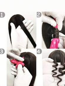 1/3/5/10/20/40PCS Soft Foam Curlers For Heatless Overnight Styling Natural Curls Waves No Heat Hair Rollers DIY Home Salon Hair Care Tools - Hot Pink - View 5