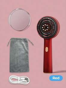 Teckwe 1pc Multi-Function Massaging Comb, Electric Massage Brush, Home Scalp Stimulator, Red Light Anti-Hair Loss Hair Care Brush - Deep Scalp Massage, 3 Modes, Personal Care Device, Gift For Lover, Birthday, Holiday Halloween Gift - Multicolor - View 9