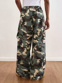 TOKVUE 男士轻便工装裤，多口袋迷彩军装风休闲宽松户外裤，适合海滩、度假、日常通勤、运动、健身和街头时尚，新年礼物，春、夏、秋季皆宜。 - 橄欖綠 - 查看 2