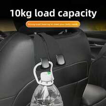 Car Hook, Car Seat Back Double Hook, Multifunctional Car Rear Seat Mobile Phone Holder - various - View 3