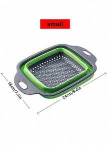 一体式可折叠砧板套装 - 可折叠洗碗机适用，带内置果蔬滤网和防滑底座的备餐碗 - 8.5夸脱厨房水槽架 - 节省空间设计，适合房车、公寓和露营旅行