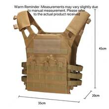 Small Size Multipurpose JPC Hunting Vest, Lightweight Training Vest With US Flag Patch, Expandable Gear Carrier Vest - Multicolor - View 2