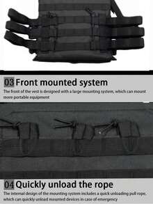 Small Size Multipurpose JPC Hunting Vest, Lightweight Training Vest With US Flag Patch, Expandable Gear Carrier Vest - Multicolor - View 7