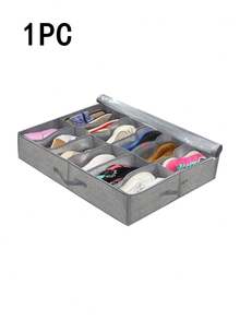 1 pieza Caja de almacenamiento plegable gris, ahorro de espacio - Gris Oscuro - Ver 7