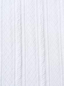 Manfinity CasualCool Áo polo nam tay ngắn màu trơn, chất liệu có họa tiết, kiểu dáng thường ngày, thích hợp cho mùa hè. - trắng - Xem 8