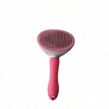 一键式宠物梳，可去除宠物身上松散的毛发和绒毛，适用于猫狗，猫梳，宠物用品。新旧批次随机发货。 - 粉色 - 查看 7