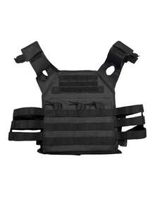 Small Size Multipurpose JPC Hunting Vest, Lightweight Training Vest With US Flag Patch, Expandable Gear Carrier Vest - Multicolor - View 9