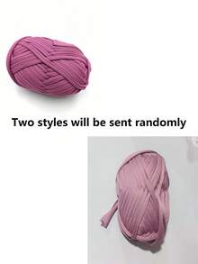 1pc Cloth String For Diy Weaving Bags, Toys, Shoes, Carpets, Storage Baskets - fuchsia - View 9