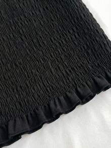 SHEIN Teen Girls Leopard Print Tube Top Cropped Camisole & High Waist Layered Ruffle Hem Skirt 2 Piece Outfit, Casual Holiday Street Wear Summer Outfits