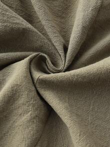 Elyressa 女士编织的休闲优雅秋季衬衫 - 軍綠色 - 查看 7