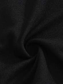 2件套幼儿男童休闲卡通熊印花撞色圆领短袖T恤和迷彩印花短裤套装，街头风，春夏款 - 軍綠色 - 查看 4