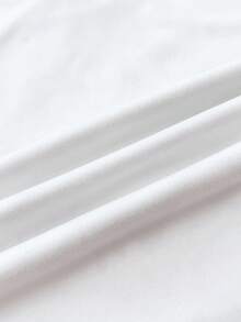 少女夏季白色爱心印花休闲简约圆领图案T恤 - 紅色 - 查看 7