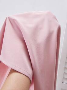 SHEIN 少女手工3D立体花朵吊带连衣裙，适合日常穿着或参加派对，春夏秋季皆宜。 - 粉色 - 查看 8