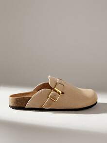 Solecia Women's Casual Versatile Commuter Slip-On Flat Shoes - Apricot - View 1