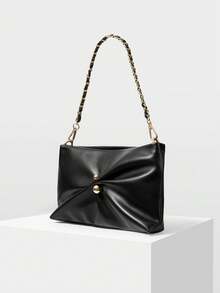 MOTF 女士精致链条手提包 - 黑色 - 查看 4