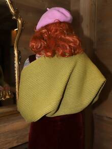 Gretanique 2025 New Arrive Minimalism Fall Women Minimalist Casual Solid Color Ribbed Knit Cropped Cardigan, Spring/Autumn Green Cardigan Shrug Sweater For Going Out Outfits, Back To School, Graduation, Streetwear, And Stockholm Style,,Christmas Sweater - Green - View 2