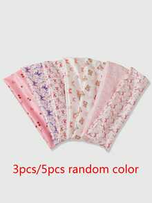 3Pcs/5pcs Pink Bow Bear Headband Girls Sweet Style Daily Travel Yoga Style With Ladies Hair Accessories - Multicolor - View 5