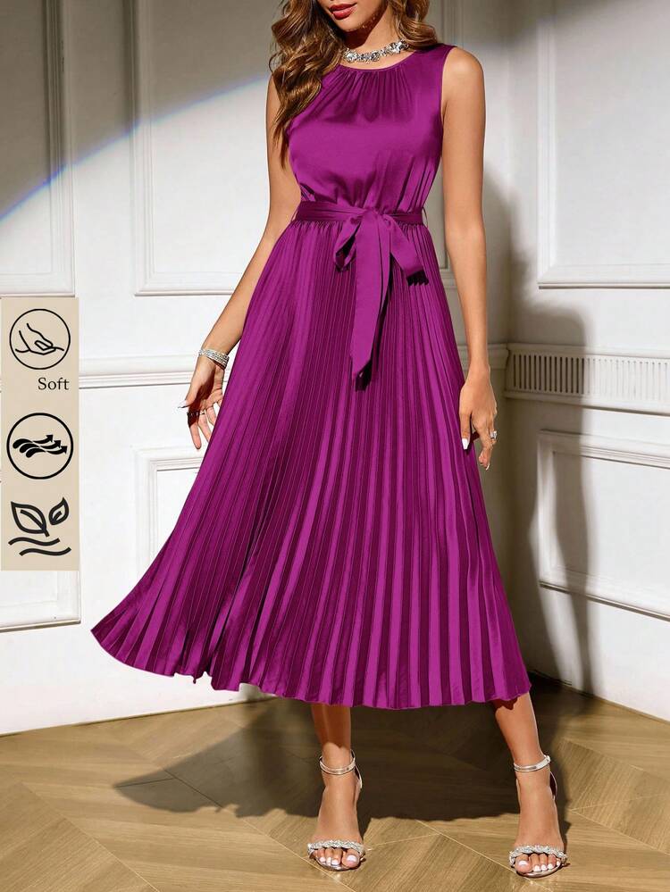 purple ankle length dresses 3/4 Sleeves A Line Ankle Length Chiffon Lace Wedding Guest Dresses, Grape